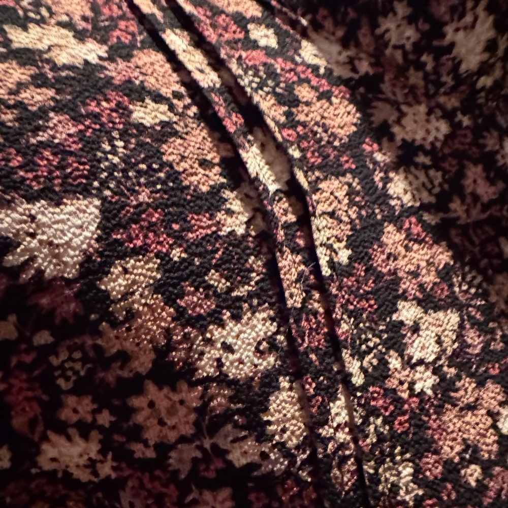 CeCe Pink and Black Floral Fabric